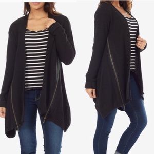 NWOT Sam Edelman Side Zipper Cardigan